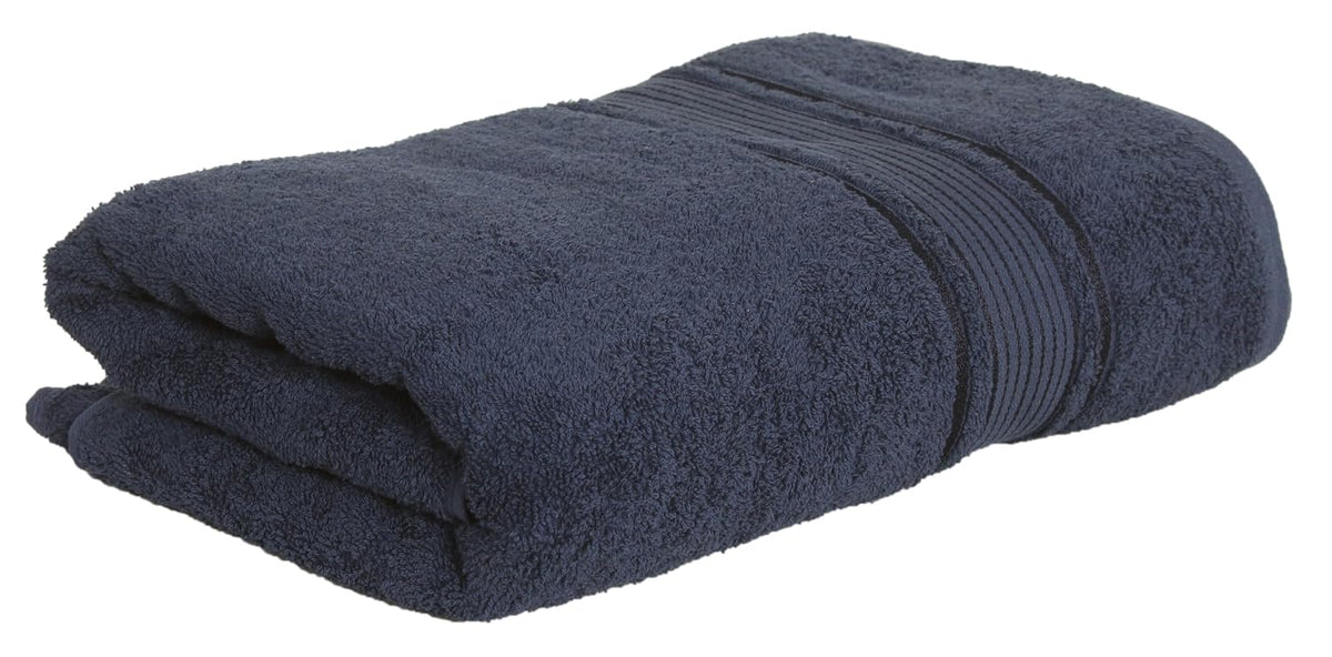 Fash Home Towel 400 Gsm | Ultra Soft, Highly Absorbent, Quick Dry, Plush & Durable Cotton Bath Towel (Navy Blue)