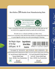 San-Cha Herbal Tea Combo Pack Of 3 - Sleeping Beauty + Peppermint Tea + Ayurveda Three Tulsi Herbal Tea Bags, 75 Pyramid Tea Bags | Zero Caffeine, Environment Friendly