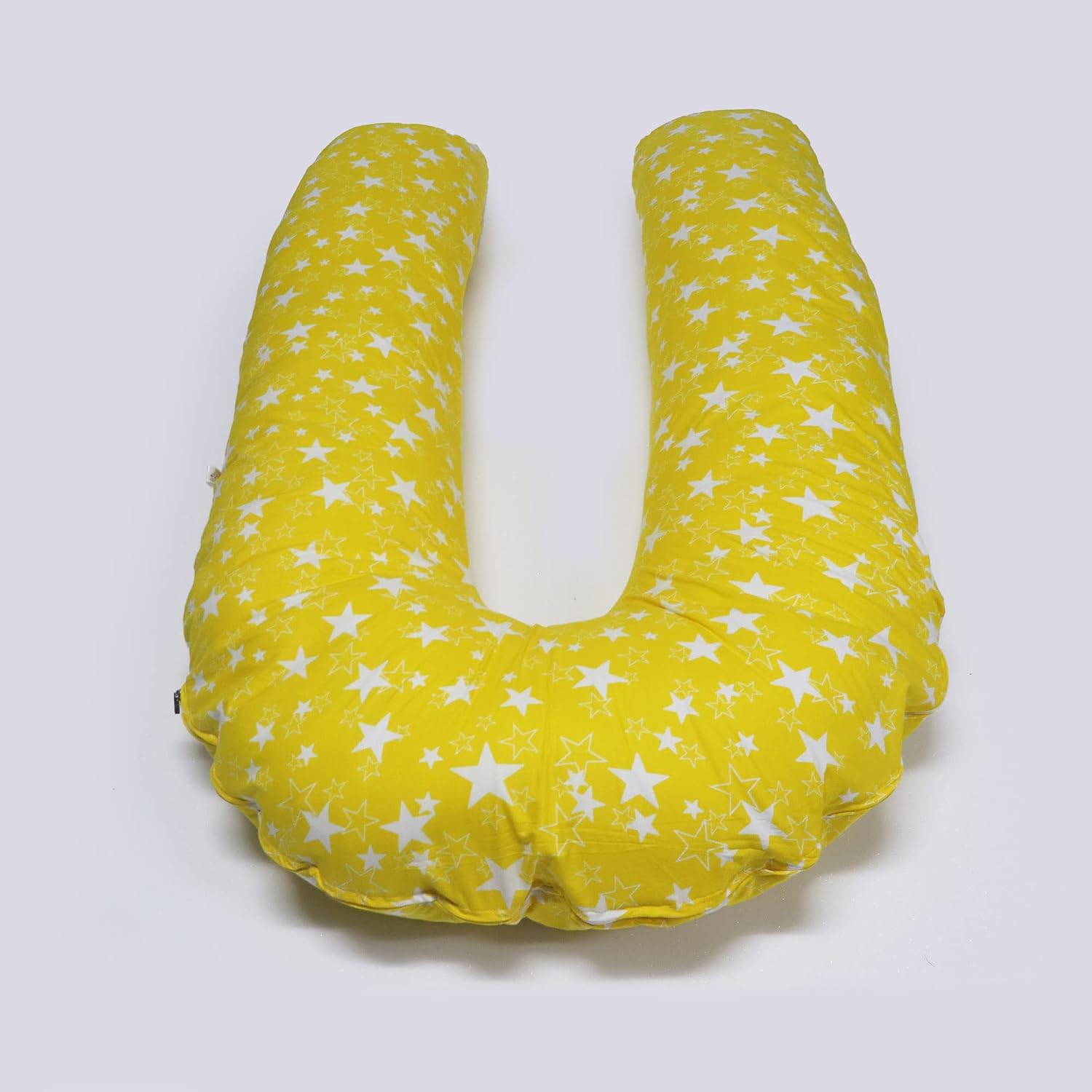 U Shaped Pregnancy Pillow, Maternity Pillow, 100% Cotton Removable Cover, Stardom Yellow | Super Premium Pillow For Sleeping, Versatile Use, Pregnocare Microfibers, Comfortable Pillow