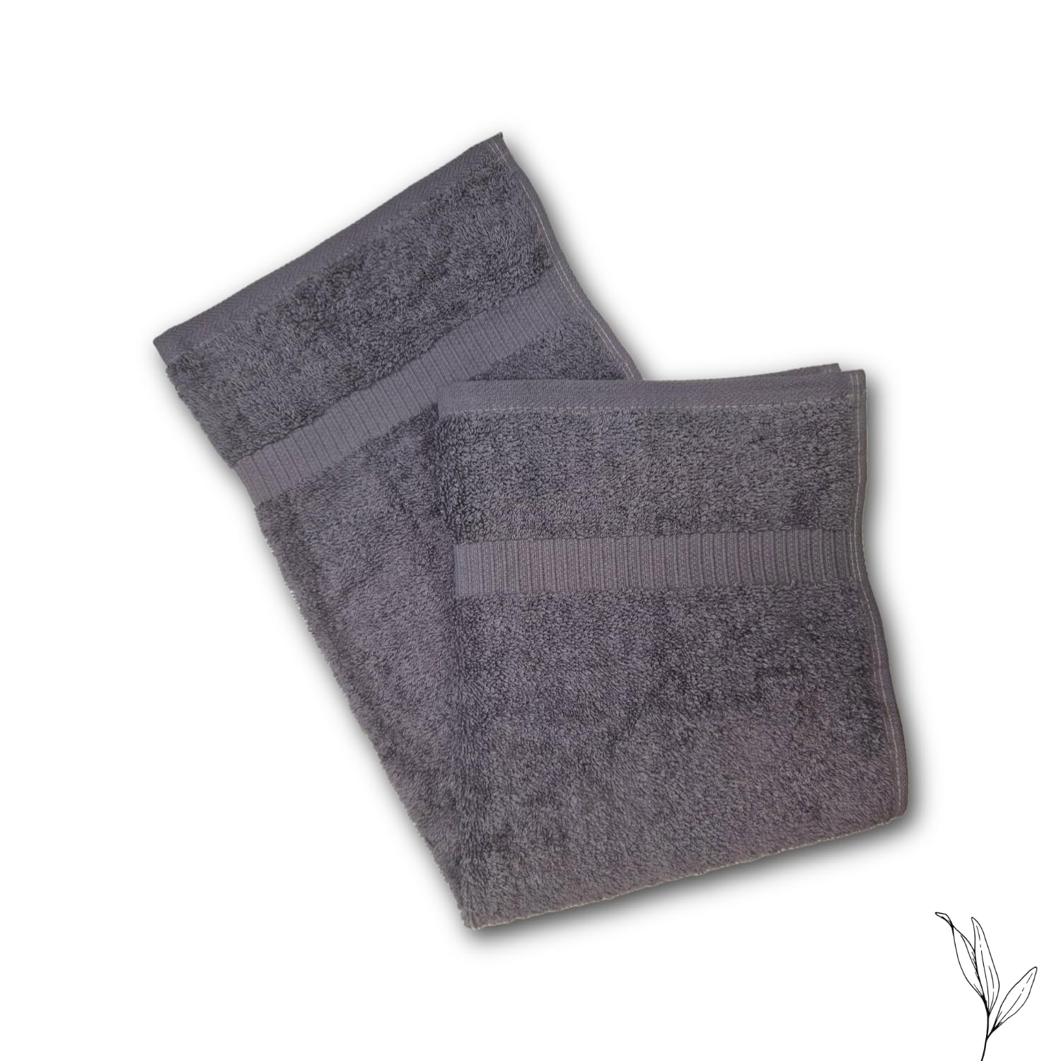 Nive Home Linens 100% Cotton Hand Towel 800 Gsm | Ultra Soft, Thick & Super Absorbent, Quick Dry Hand Towel (Gray, Dark Beige, Dark Brown & Red) - 4 Pcs