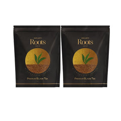 Goklani's Roots Premium Black Tea - Pack Of 2 X 500gm, 17.6 Ounce Each | Pure Handpicked CTC Leaves - Authentic Indian Smooth Flavor & Robust Taste | Medium Caffeine, Additives Free