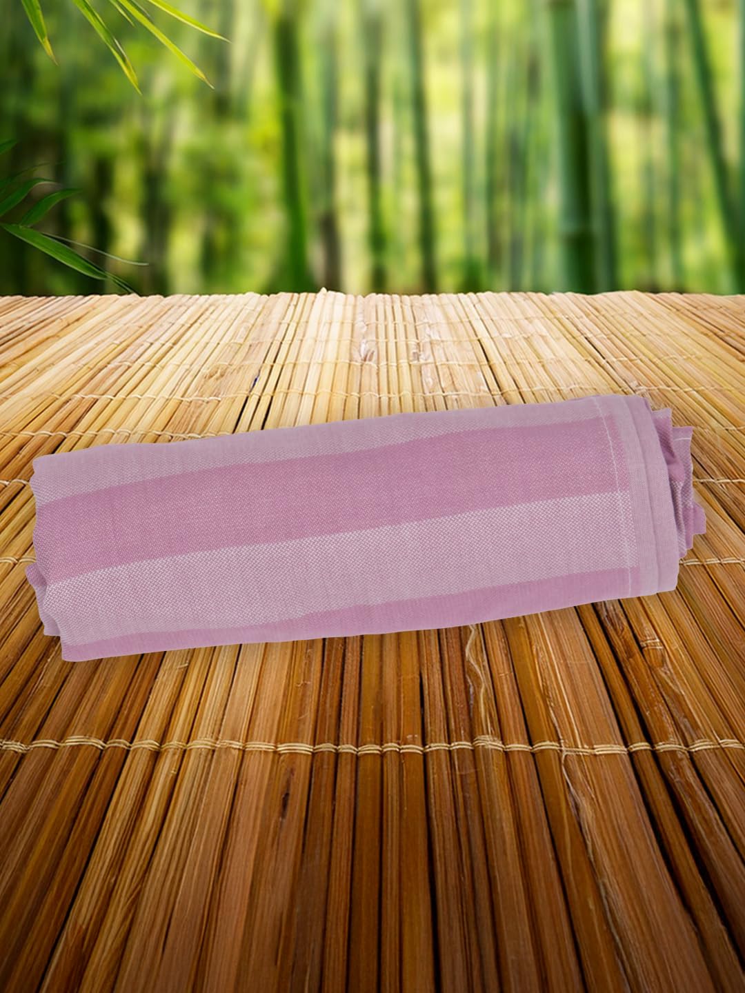 Ramraj Cotton Premium Bamboo Bath Towel 400 Gsm | Lightweight Soft Touch Quick Drying Highly Absorbent Bath Towel (Purple)
