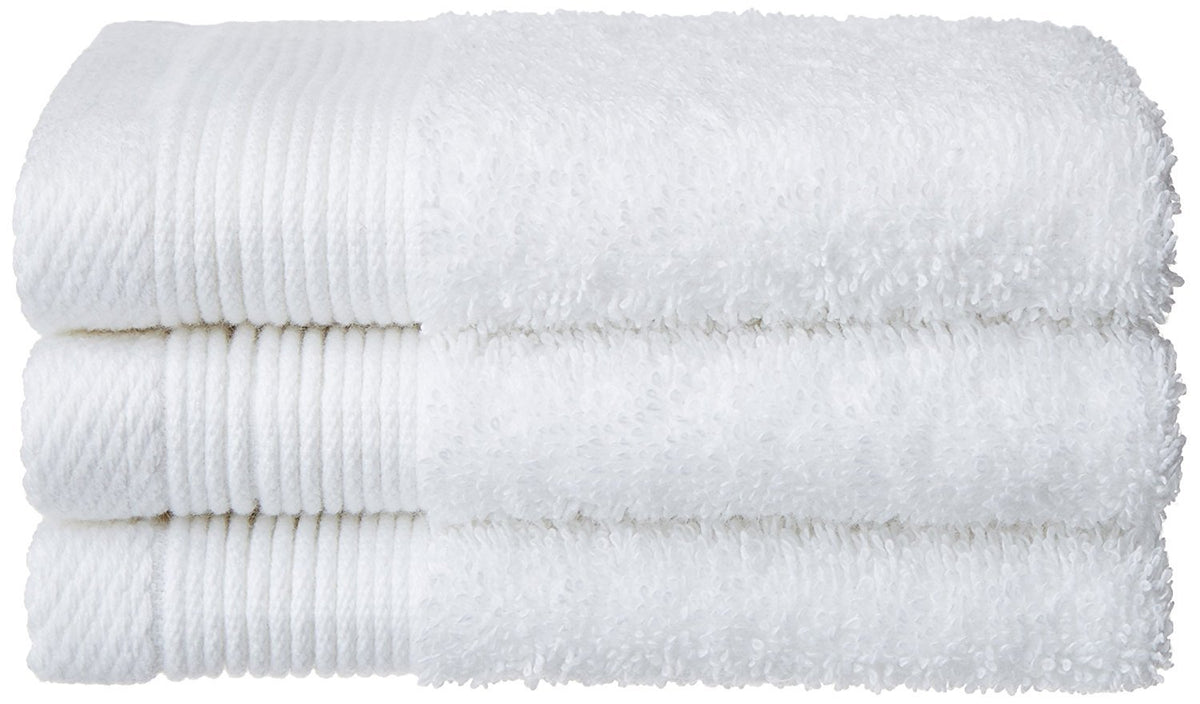 Kuber Industries 400 Gsm Cotton Bath Towel - White 3 Piece (Towel13820)