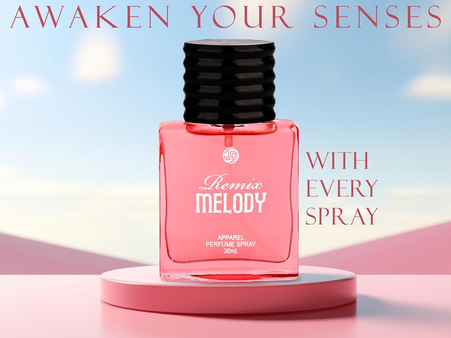 JD International Remix Melody Unisex Perfume - Pack Of 2 X 30ml, 1.02 Fl.oz. Each | Long Lasting Fragrance For All - Day Freshness | Unleash Your Senses With This Unforgettable Aromatic Blend