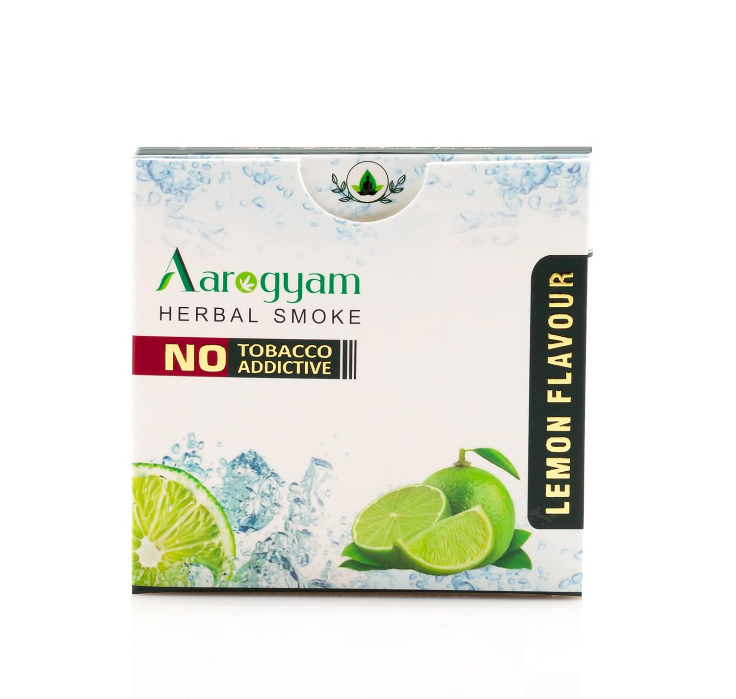 Aarogyam Herbals 100% Tobacco & Nicotine Free Cigarette For Relieve Stress & Mood Enhance Product For Smokers - 10 Sticks In Each Packet Lemon Flavour, Pack Of 1