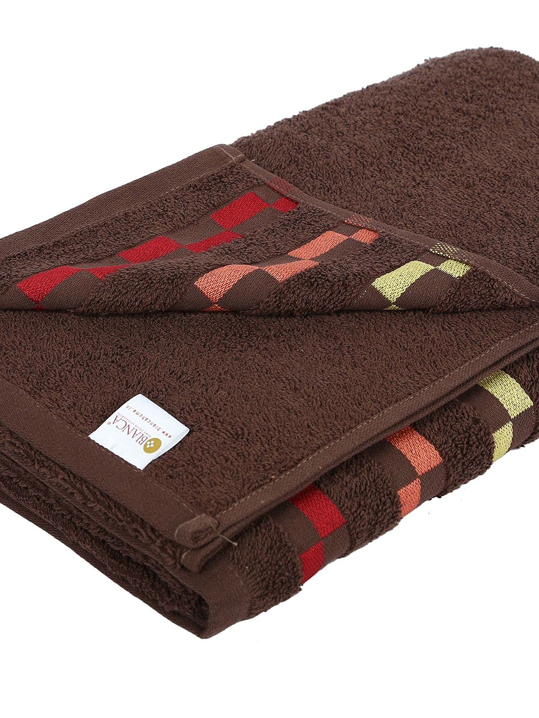 Bianca Super Soft Turkish Terry Bath Towel 550 Gsm | 100% Mercerised Cotton Bath Towel - Brown