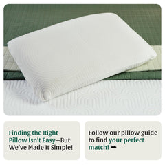 Memory Foam Pillow For Neck & Shoulder Pain Relief, White - King Size - 4 Inch | Cervical Pillow For Sleeping, Orthopedic Bed Pillow For Back & Stomach Sleepers, Medium Firm - Set Of 2