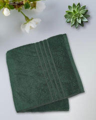 Meraro Cotton Bath Towel 500 Gsm | Large Size Towel For Home Salon, Spa, Gym Beach- Soft & Absorbent Towel (Green)