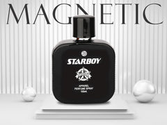 JD International Star Boy Black Apparel Unisex Perfume With Long Lasting Fragrance - 100ml, 3.4 Fl.oz. | Perfume For Men & Women