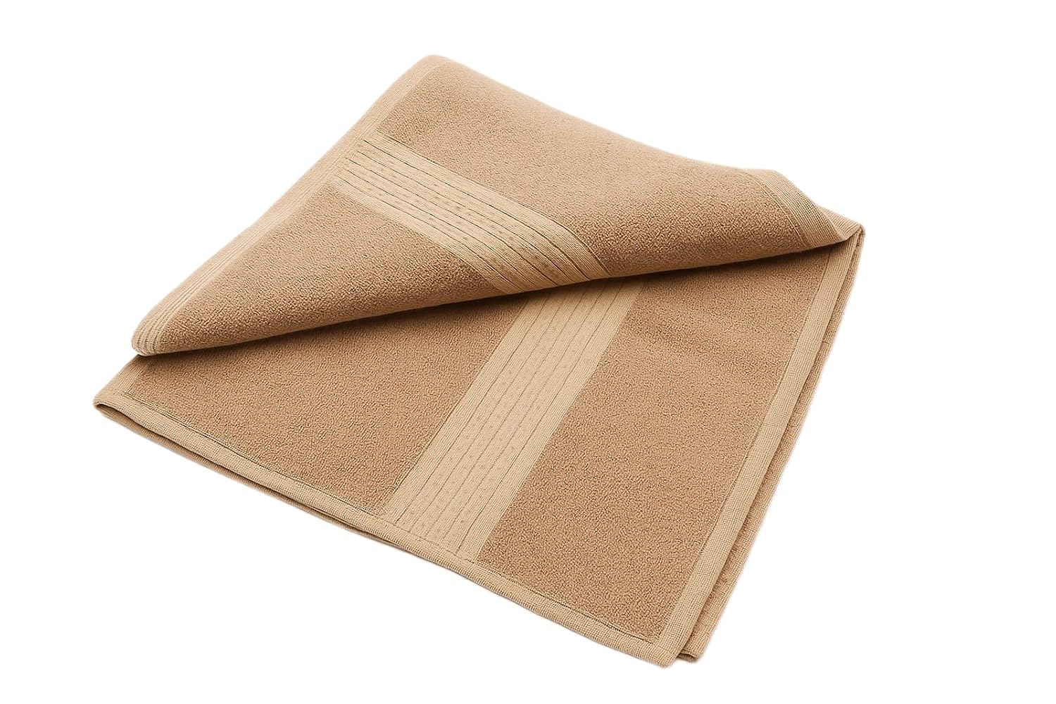Siya Fashion Cotton Bath Towel 500 Gsm | Ultra Soft Absorbent Quick Dry Lightweight & Durable Fabric Perfect For Home, Gym, Travel & Everyday Use (Brown)
