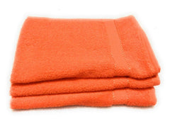 Cotton Colors Hand Towel 900 Gsm (Orange) - Pack Of 6