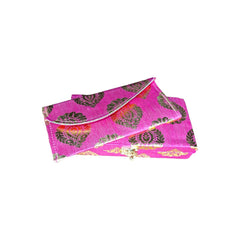 Decorative Printed Cash Box & Money Envelope, Shagun Box, Gift Box, Jewellery Box, Money Box Wedding Gift, Colour - Rose Pink, Material - Wood
