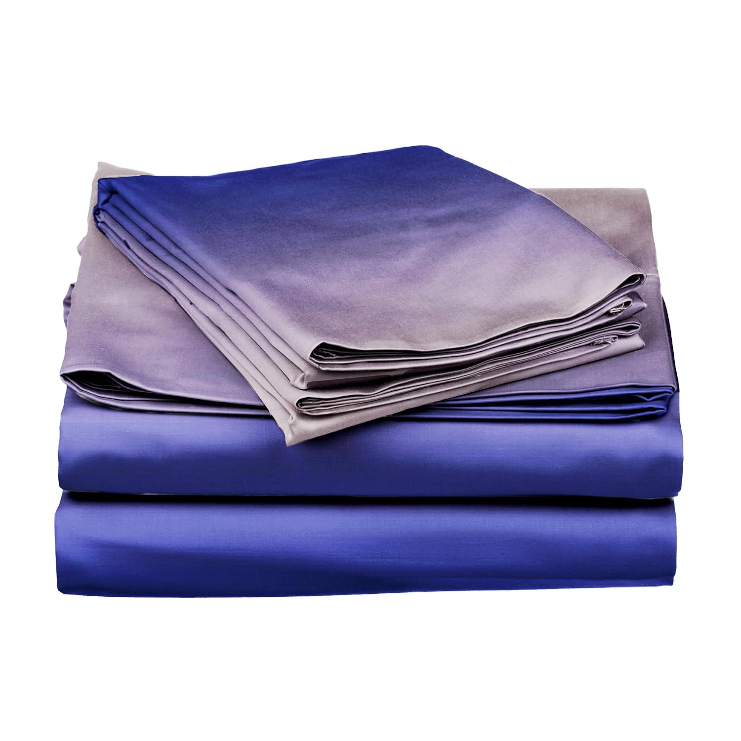 Super King Bedsheet With 2 Pillow Covers & Comforter - 108 X 108 Inches, Blue | Hypoallergenic, Breathable, Gentle On Skin & Hair, Fade & Wrinkle Resistant, Wedding Gift For Couples