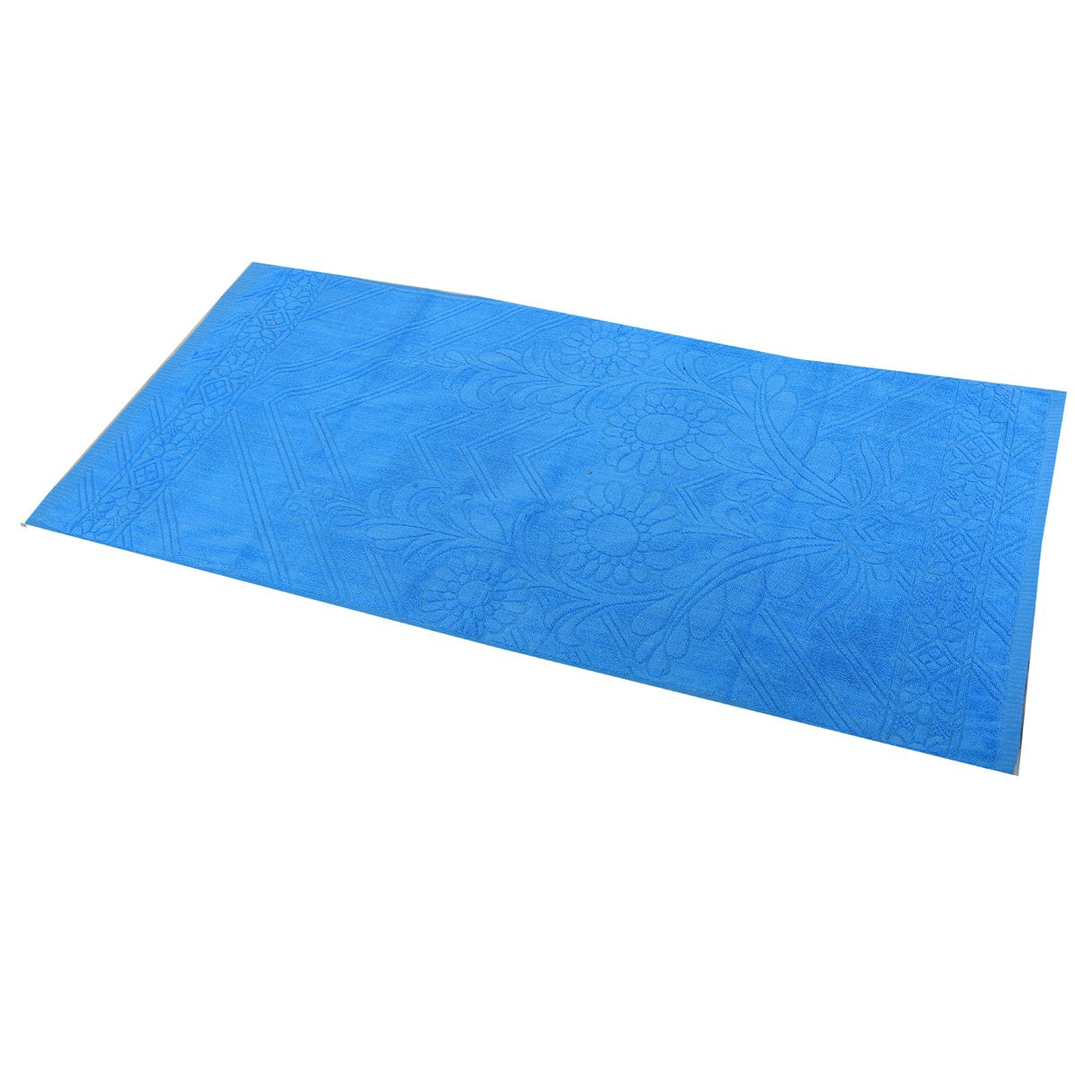 Kuber Industries Cotton Bath Towel 500 Gsm - Sky Blue (Pack Of 1)