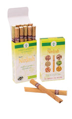 Clove Mint Flavored Herbal Filter Dhoompan Sticks - Pack Of 10X 10 Pcs Herbal Cigarette | Bidi Sticks Rolled In Tendu Leaves, Non-Addictive Sticks - Tobacco Free & Nicotine Free