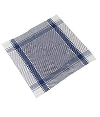 Kuber Industries Cotton Kitchen Towel 250 Gsm - Blue & White (6 Piece)