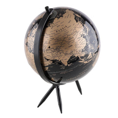 World Globe 8 Inch Dia With 3 - Leg Metal Stand For Home Decor, Office Table, Desk Decor, Gift, Geography Learning & Studio Or Cafe Decoration, Pack Of 1