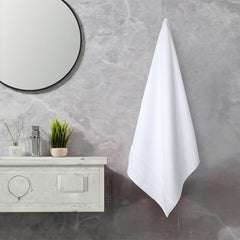 Mytrident Bath Towel 600 Gsm | 100% Cotton Fashion Bath Large Size Towel Ultra Soft, Super Absorbent, Luxurious, Amazingly Plush (White)