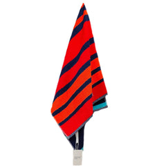 Esprit Cotton Bath Towel 500 Gsm I Ultra Soft Absorbent Quick Dry Towel For Bath, Beach, Travel Stripes Towel (Navy Blue)