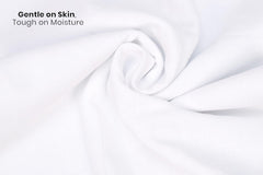 Plushcraft 100% Pure Cotton White Towel | Soft & Absorbent Quick-Dry Bath Towel
