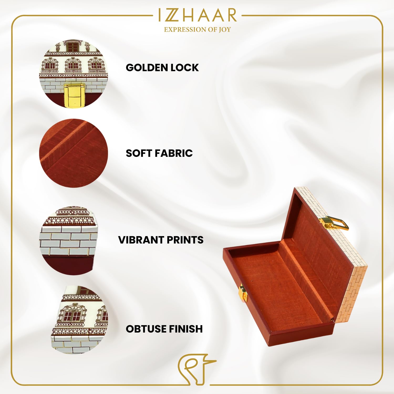 Roman Wooden Printed Cash Box Versatile For Shagun, Gifting, Gaddi, & Jewellery, Perfect For Shagun Envelopes, Wedding Gifts, Colour - Wine, Special Feature - Portable