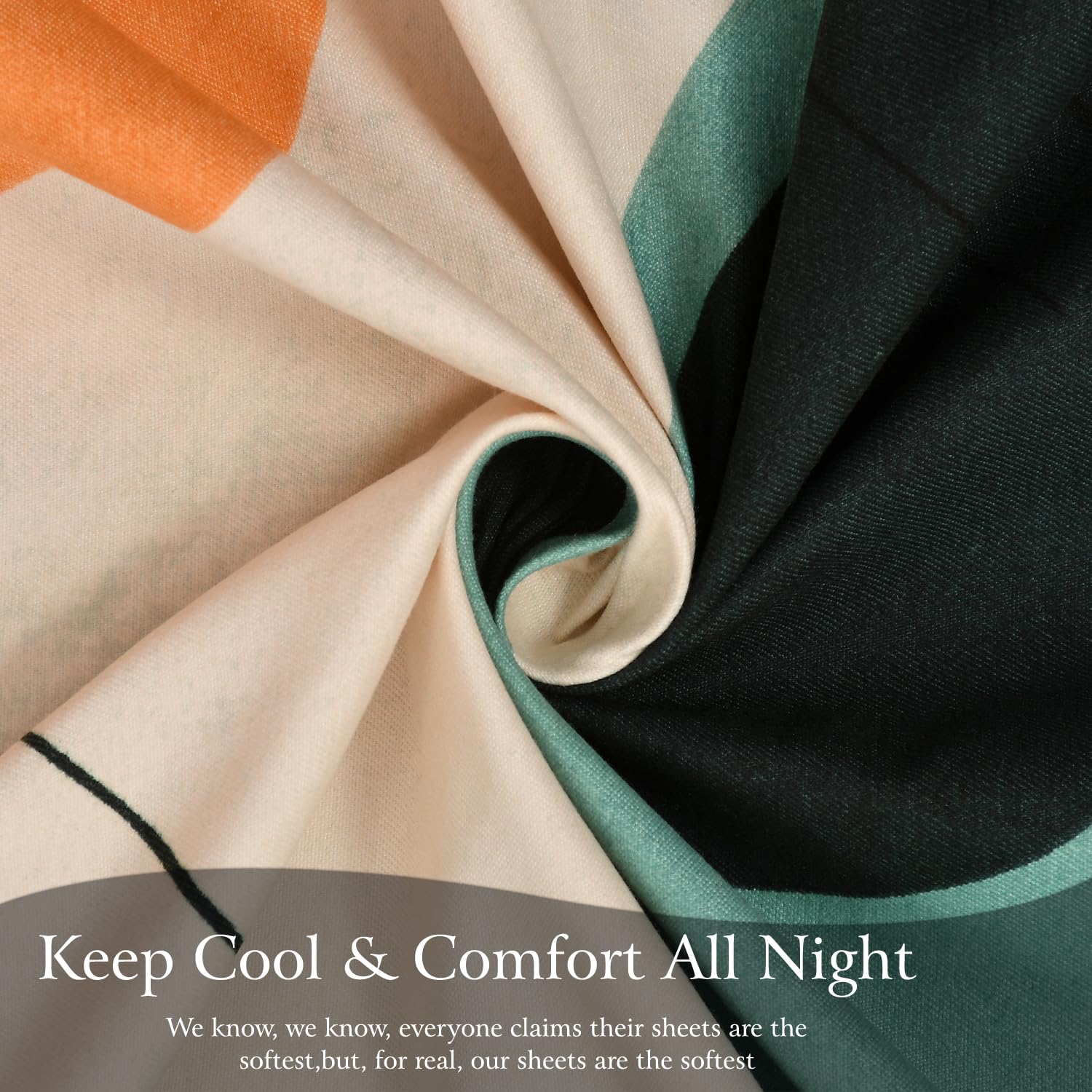 Bedsheet For Double Bed Queen Size With 2 Pillow Cover - 100 X 100 Inches, Sea Green | Perfect For Gifting On Weddings Bedsheet