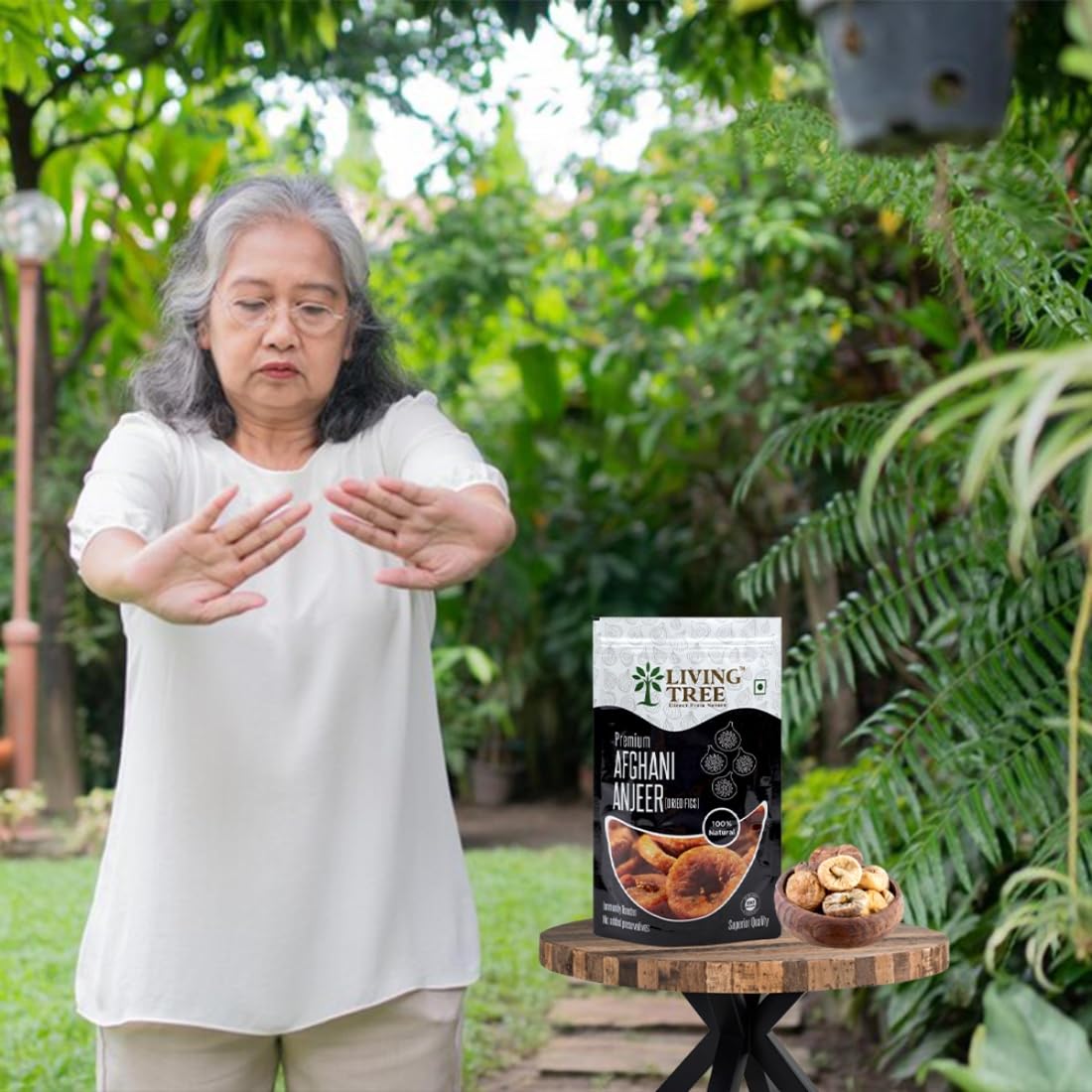 100% Natural Premium Afghani Anjeer (Dried Figs) By Living Tree 200gm,| Weight Loss Healthy Bones Improves | Immunity Boost | 7.0 Ounce