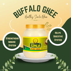 100% Natural Suhana Simla Danedar Buffalo Desi Ghee By Simla Dairy Industries | Rich In Nutrients Healthy Desi Cow Ghee Good For Digestive Health | (1 Litr) 33.8 Ounce | Jar Pack