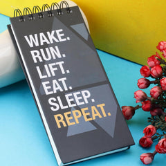 To Do List Notepad Diary, Pages - 129, Daily Planner Diary, For Boys & Girls (Black) Pack Of 1