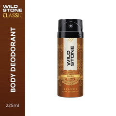 Wild Stone Classic Musk Body Spray Men Deodorant 225ml 7.6 Fl.oz. | Perfect For Use Partywear