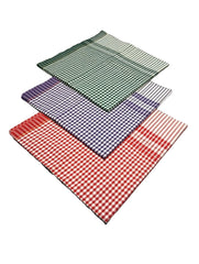 Nikshaya 100% Cotton Bath Towel 600 Gsm | Ultra-Soft, Quick-Dry Towels For Daily Use | Highly Absorbent & Durable | Set Of 3 (Multicolour)