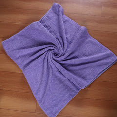 Fezora 100% Cotton Bath Towel 450 Gsm | Ultra Soft, Quick Dry, High Absorbency, Skin-Friendly Large Size Bath Towel (Light Purple)