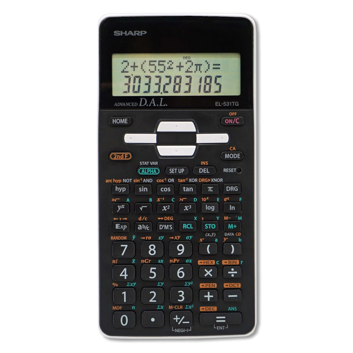 Sharp Scientific Calculator Power Source & Solar Powered, Battery Powered