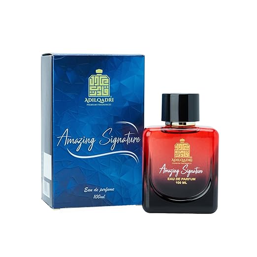 ADILQADRI AMAZING SIGNATURE PERFUME | FRENCH & FRUITY FRAGRANCE | 100ML 3.4 FL.OZ. | LONG LASTING LUXURY SCENT FOR UNISEX | EAU DE PARFUM