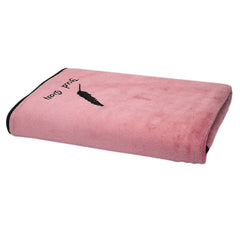 Khillayox Microfiber Unisex Anti-Bacterial Large Size Bath Towel 400 Gsm | Super Soft & Super Absorbent Bath Towels For Men, Women (Light Pink)