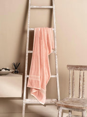Ddecor Live Beautiful Ecofriendly Solid Cotton Bamboo Bath Towel 650 Gsm (Pink)