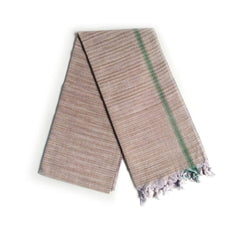 Ahmadun Handloom 100% Khadi Cotton Bath Towel 1200 Gsm - Multicolor (Pack Of 4)