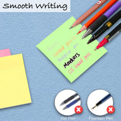 Multicolor Sticky Notes 400 Sheets Strong Adhesive, Self-Stick | Ideal For Notes, Organization