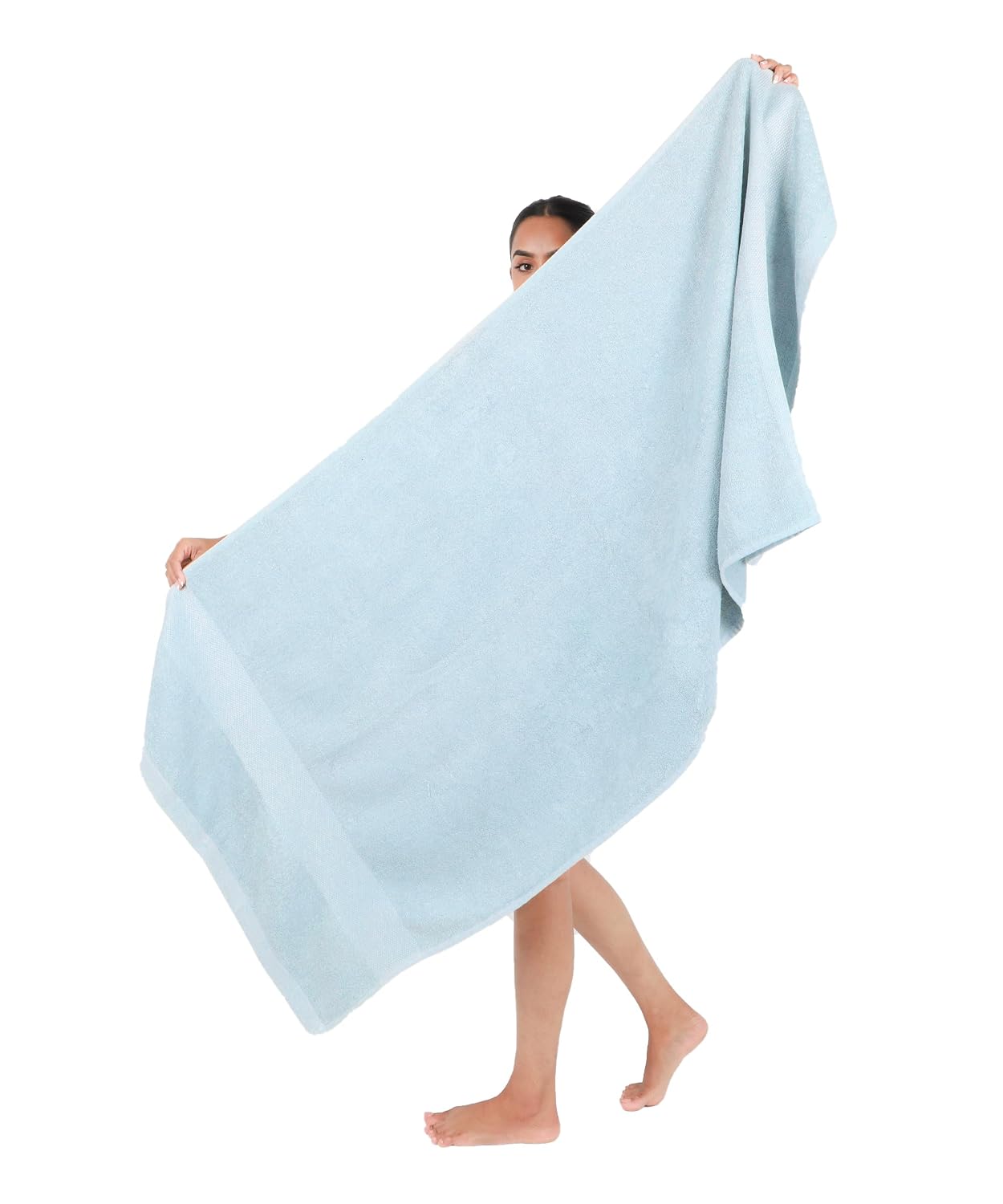 Doctor Towels World'S First Banana Terry Bath Towel 500 Gsm | Australian Formulated Antibacterial-Treated, Dual-Side For Face & Body, High Absorbent, Odor Free, Super Soft (Blue)