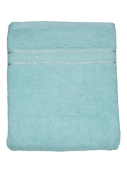 Ramraj Cotton Soft & Absorbent Terry Bath Towel 450 Gsm (Aqua Blue)