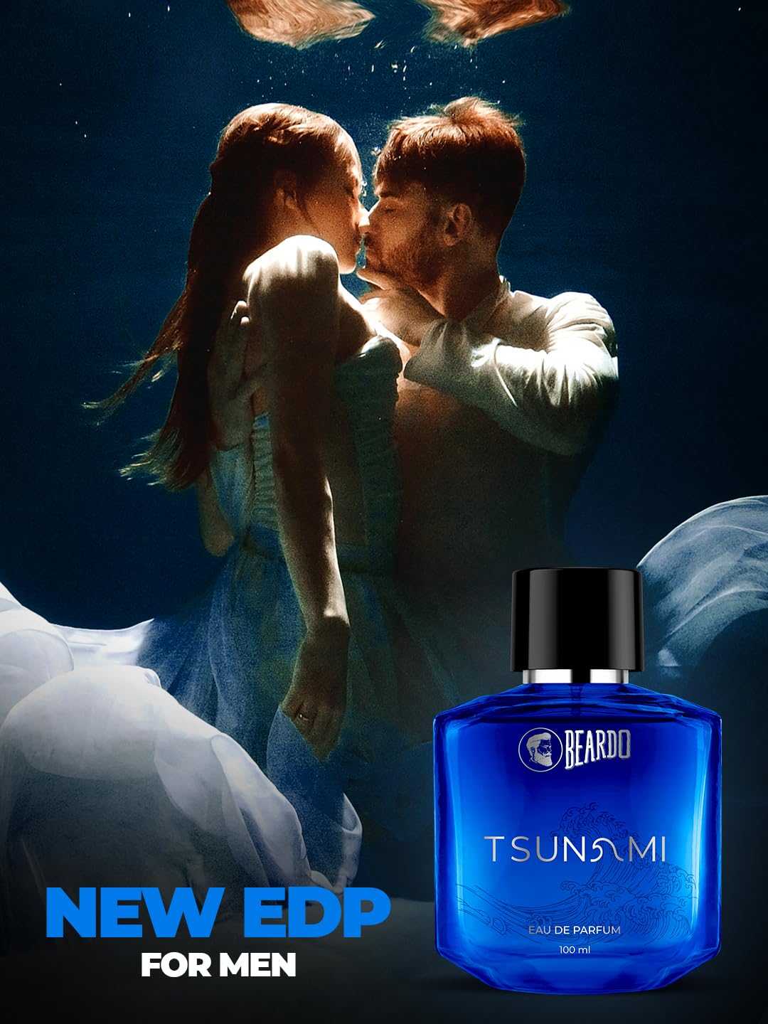 Beardo Tsunami Eau De Parfum 100ml 3.4 Fl.oz.| Best Valentineday Gift For Husband | Long Lasting Fragrance