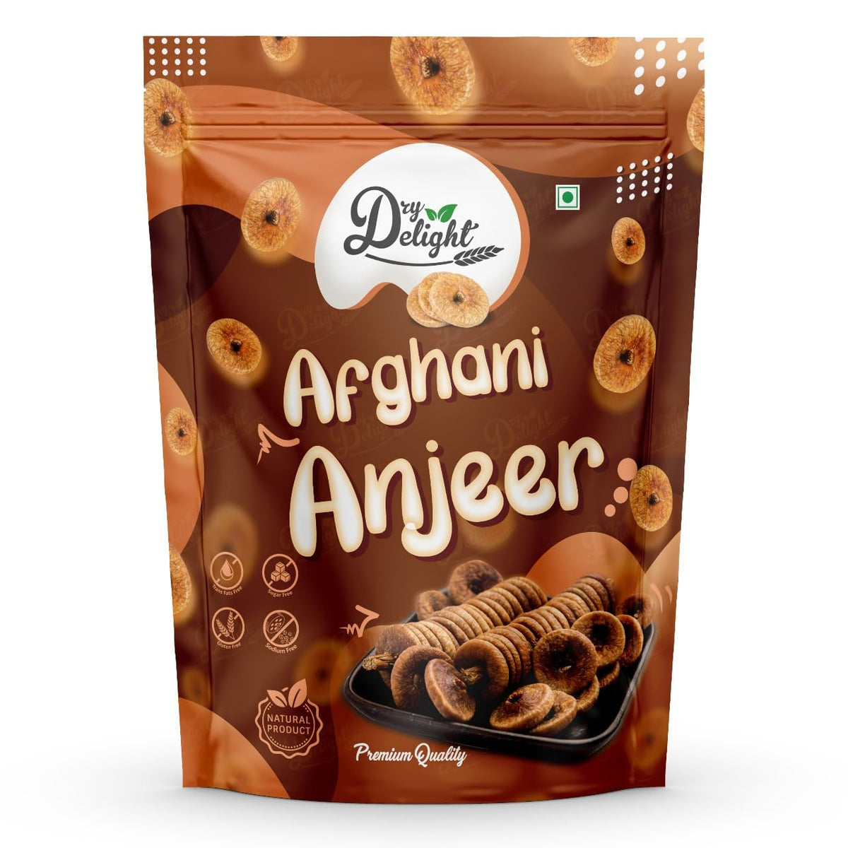Nature's Premium Afghani Anjeer By Dry Delight 100gm, | Afghanistan Dried Figs Anjeer Nutrient-rich, Irresistibly Delicious Figs | 3.5 Ounce