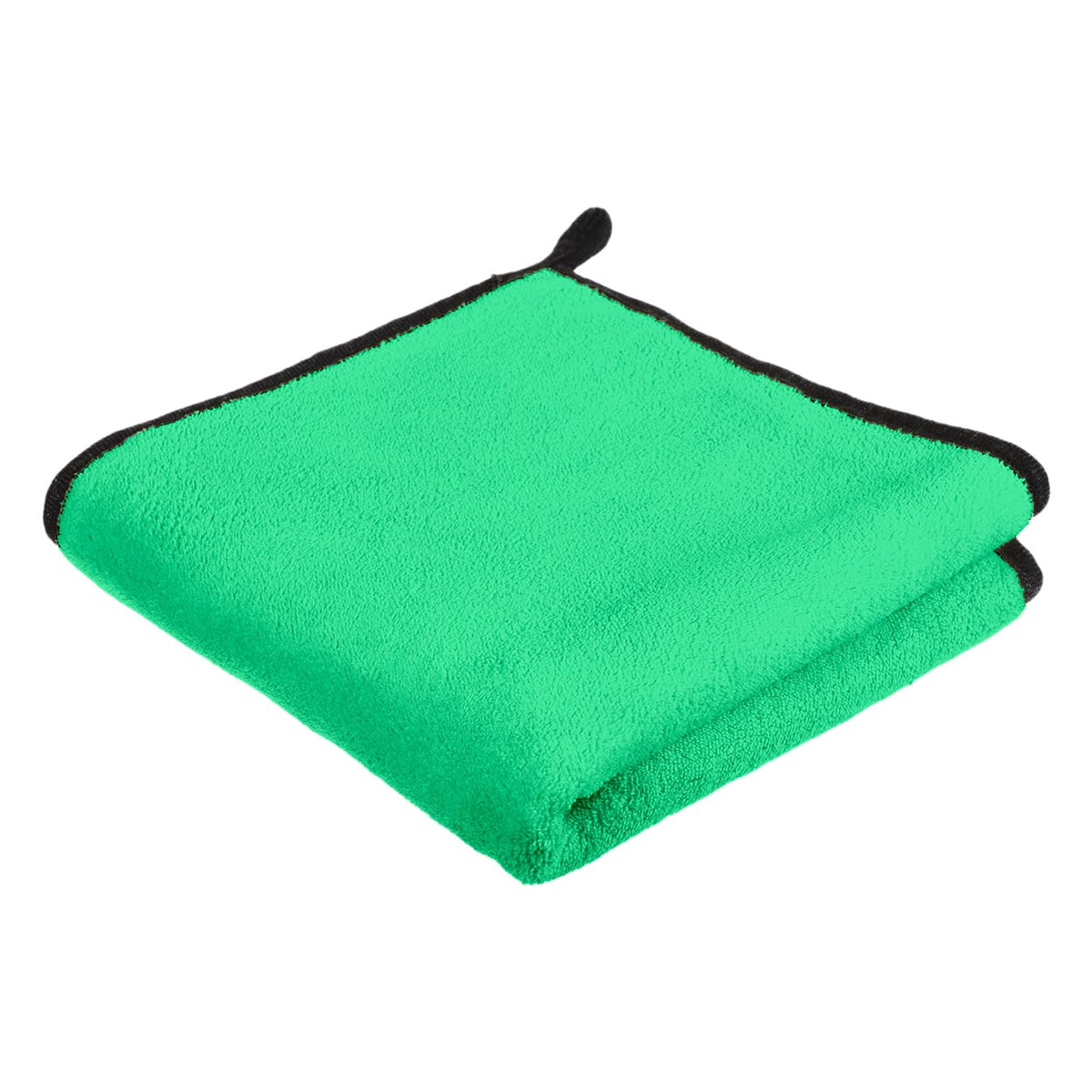 Kuber Industries Cleaning Towel 200 Gsm | Reusable Cleaning Cloths For Kitchen, Duster & Home Cleaning Towel Hanging Loop - Pack Of 1 (Green)
