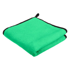 Kuber Industries Cleaning Towel 200 Gsm | Reusable Cleaning Cloths For Kitchen, Duster & Home Cleaning Towel Hanging Loop - Pack Of 1 (Green)