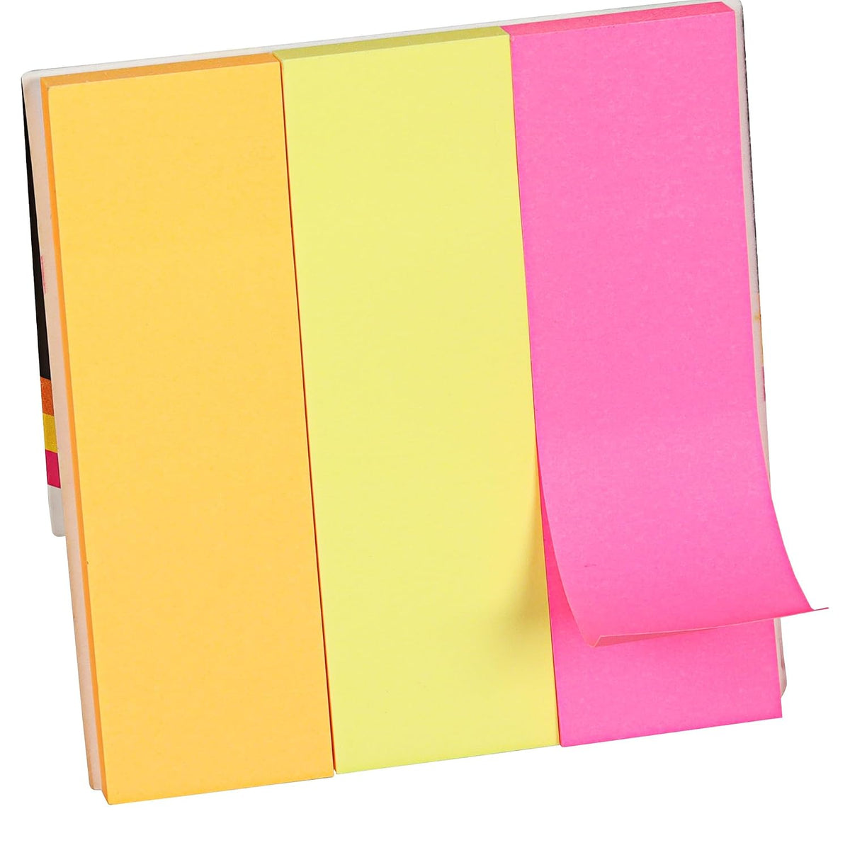 Page Markers - Pack-5 -150 Sheets Each - Perfect For School, Home & Office | 1x3 Inch, Size 3 Cuts