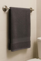 Elstone Home With Device Extra Large Premium Cotton Towel 700 Gsm | Ultra Soft & Super Absorbent Hotel & Spa Quality Towel (Black)