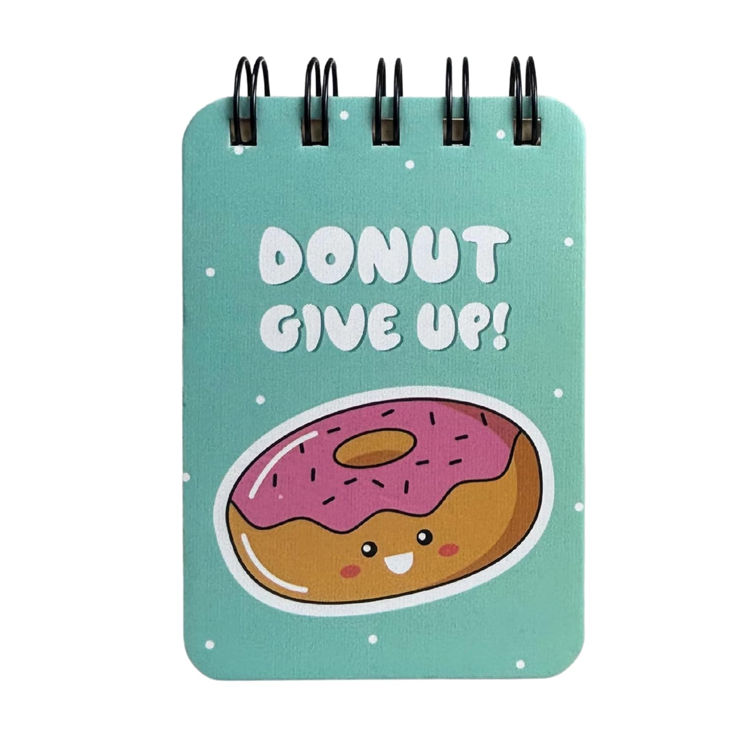 Spiral Pocket Notebook, Cute Mini Notepad, Handy Notebook For School (Donut) Pack Of 1