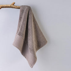 Spread Spain Hand Towels 500 Gsm | Micro Modal Large Size Highly Absorbent Soft Quick Dry Hand Towel (Brown) - 2 Pcs