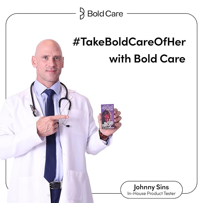 Bold Care 404 Super Ultra Thin Strawberry Flavored Condoms For Men 60 Microns 10 Units (Pack Of 1)