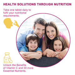 U-liva Nutrition Women's Daily Best Multivitamin , Energize, Fortify & Glow With Vitamin C, 11 & 16 Essential Nutrients For Energy, Immunity, Skin Health, Overall Health | 60 Tablets , 100gm 0.2lbs